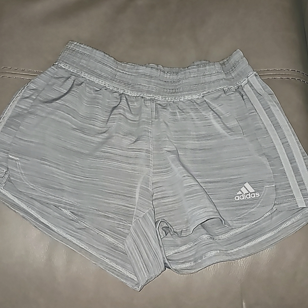 Light Grey Adidas Aeroready Shorts